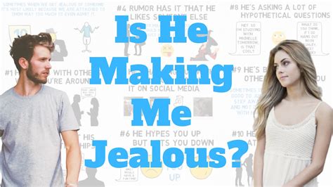 For instance, there are some men who actively <b>try</b> <b>to make</b> their partners <b>jealous</b>. . He tried to make me jealous and it backfired